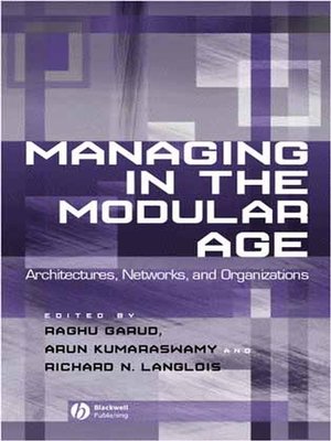 cover image of Managing in the Modular Age